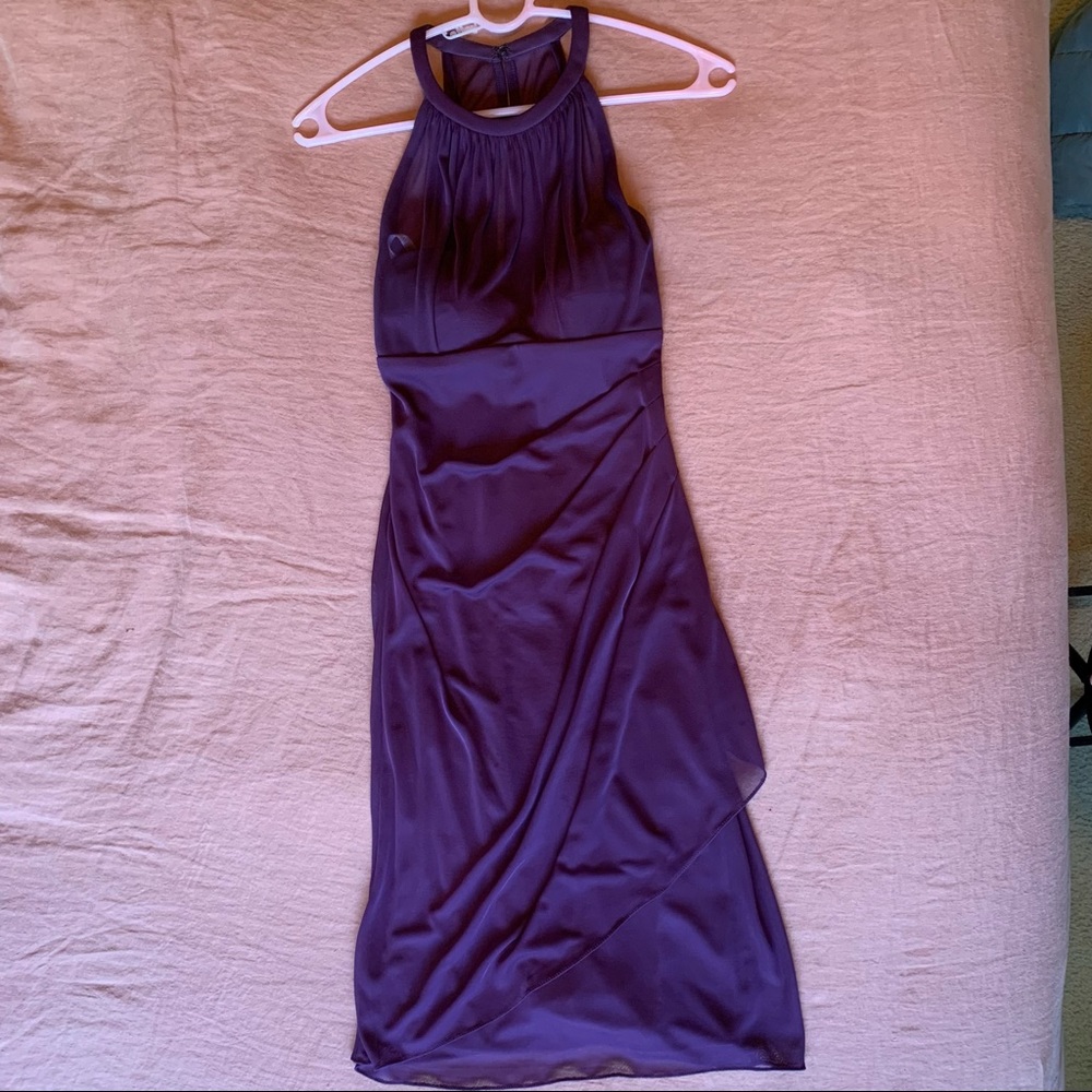 Purple Davids bridal dress size 2 - Picture 3 of 6